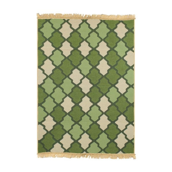 Zaļš paklājs Duvar Green, 80 x 150 cm