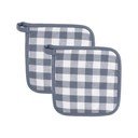 Kokvilnas virtuves cimdi (2 gab.) Gingham – Tiseco Home Studio