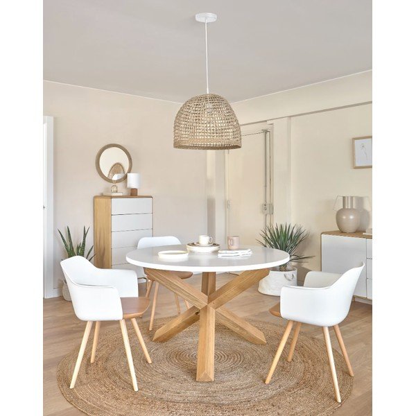 Dabīga toņa jūraszāles abažūrs ø 49 cm Cynara – Kave Home-image-4