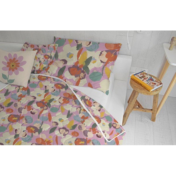 Stepēts segas un spilvendrānas komplekts no kokvilnas satīna 140x200 cm – Butter Kings-image-1