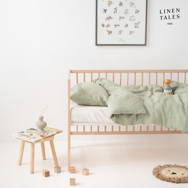 Lina bērnu gultas veļa 100x140 cm – Linen Tales-image-2