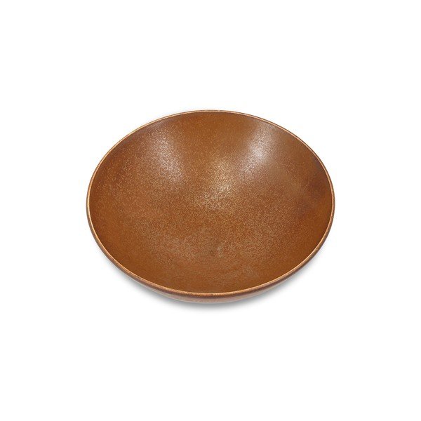Brūna porcelāna bļoda ø 21 cm Ovio – BonBistro-image-1