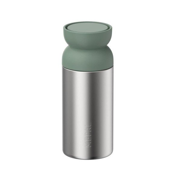 Sudraba krāsas/salvijas zaļa nerūsējošā tērauda termokrūze 350 ml Ellipse – Mepal