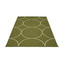 Tumši zaļš iekštelpu un āra paklājs 180x275 cm Boo Dark Olive – Pappelina