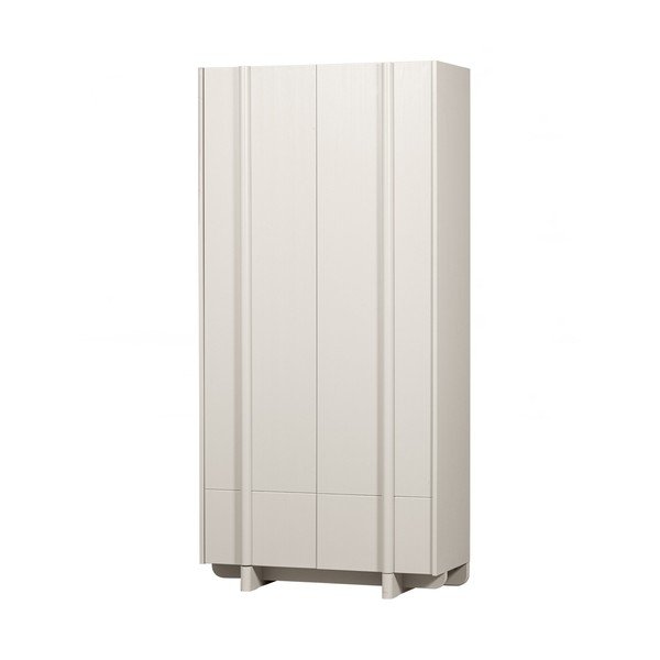 Krēmkrāsas priedes masīvkoka modulārais skapis 101x210 cm Basu – WOOOD
