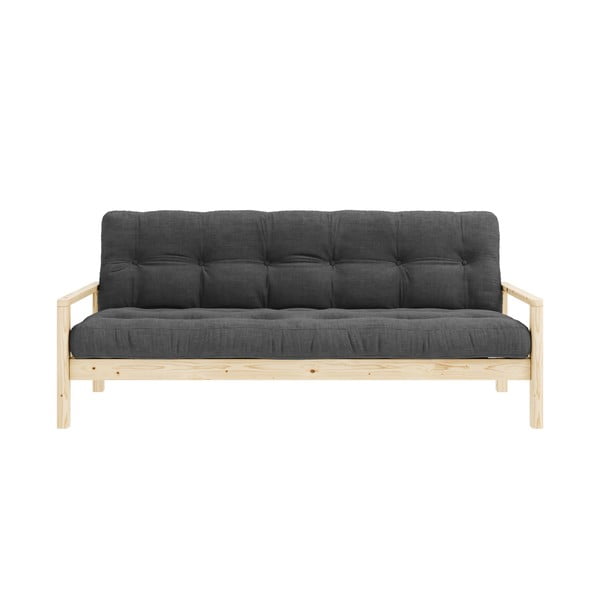 Melns/antracīta pelēks salokāms dīvāns 205 cm Knob – Karup Design