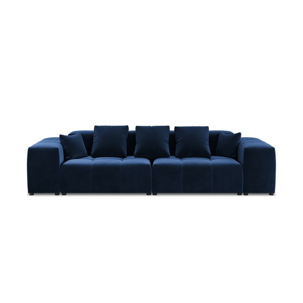 Zils samta dīvāns 320 cm Rome Velvet – Cosmopolitan Design 