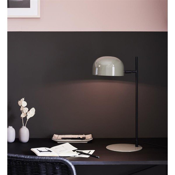 Pelēka galda lampa Markslöjd Pose, augstums 48 cm-image-2
