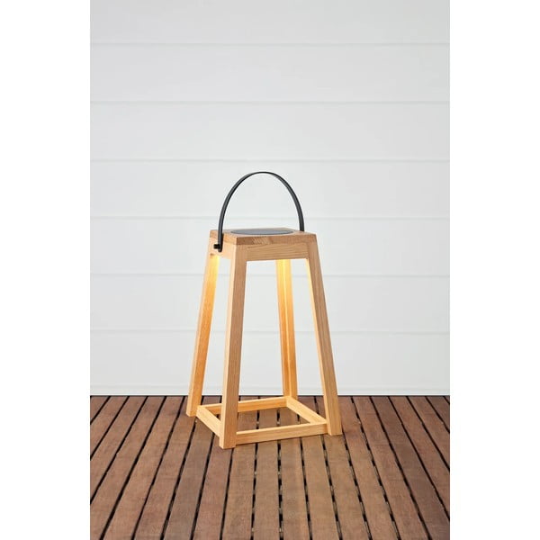 Brūna āra LED laterna ar saules baterijām/ar USB (augstums 54 cm) Nordic – Markslöjd-image-2