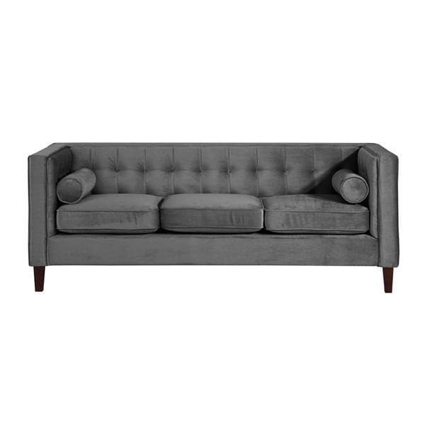 Antracīta pelēks dīvāns Max Winzer Jeronimo, 215 cm