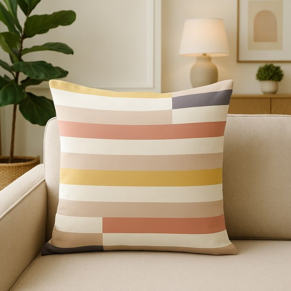 Spilvendrāna 43x43 cm Rosy Bandas – Mila Home-image-3