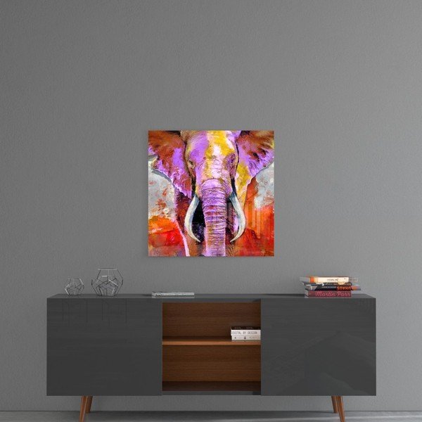 Stikla glezna Insigne Revenge of the Elephant, 40 x 40 cm-image-1