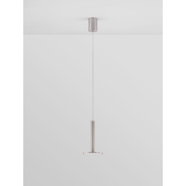 Matētas sudraba krāsas metāla LED piekaramā lampa ø 15 cm Palencia – Nova Luce-image-2