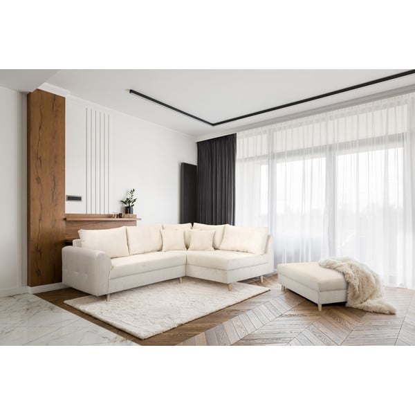 Krēmkrāsas velveta pufs Ariella – Ropez-image-1