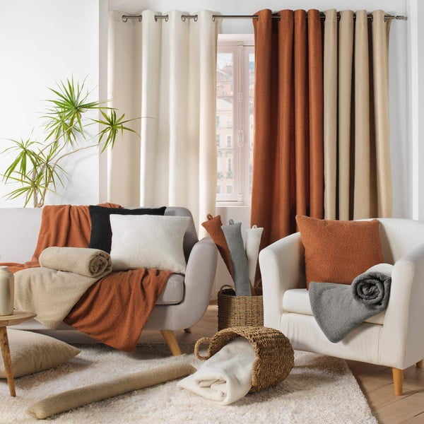 Pelēks flīsa pleds 180x220 cm Curly Wooly – douceur d'intérieur-image-4