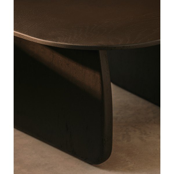 Ozola masīvkoka sānu galdiņš 70x71 cm Pirita – Kave Home-image-2
