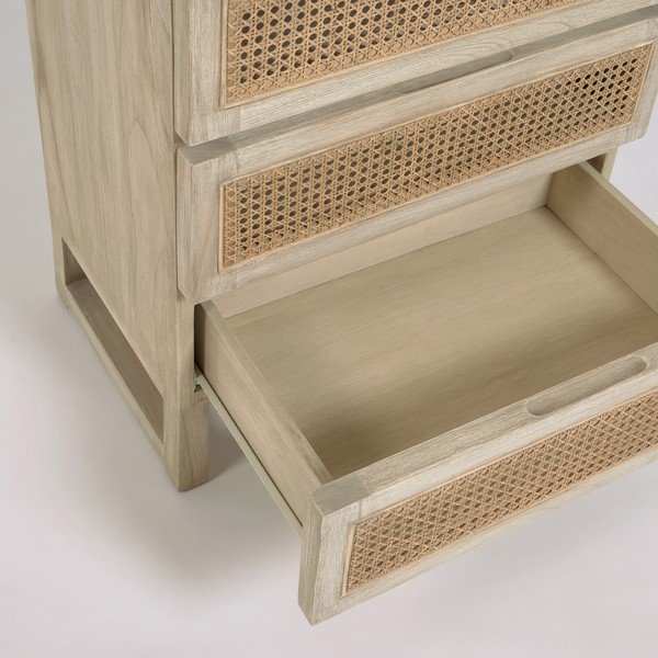 Koka kumode ar 5 atvilktnēm Mindi Kave Home Rexit-image-1