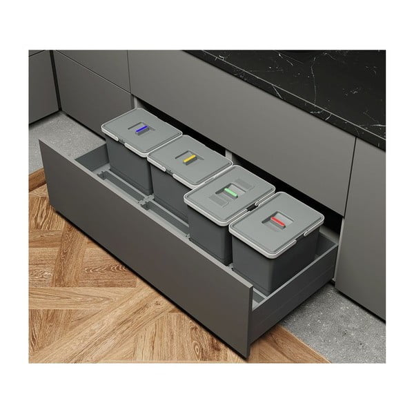 Plastmasas atkritumu tvertne šķirotiem atkritumiem/iebūvēta 15 + 10 + 10 + 6 l Metropolis – Elletipi-image-1