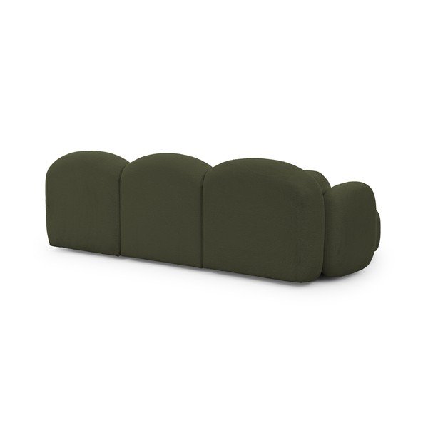 Zaļš stūra dīvāns no buklē auduma (U veida) Orbit – Ropez-image-3