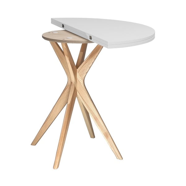 Apaļš izvelkams ēdamgalds 45x90 cm Jubi – Ragaba-image-3