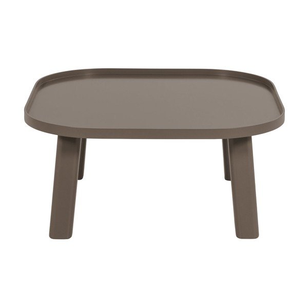 Brūns apaļš žurnālgaldiņš no MDF ø 80 cm Mosa – WOOOD-image-3