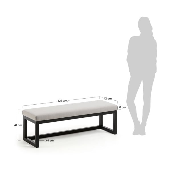 Melns/pelēkbēšs sols Loya – Kave Home-image-4