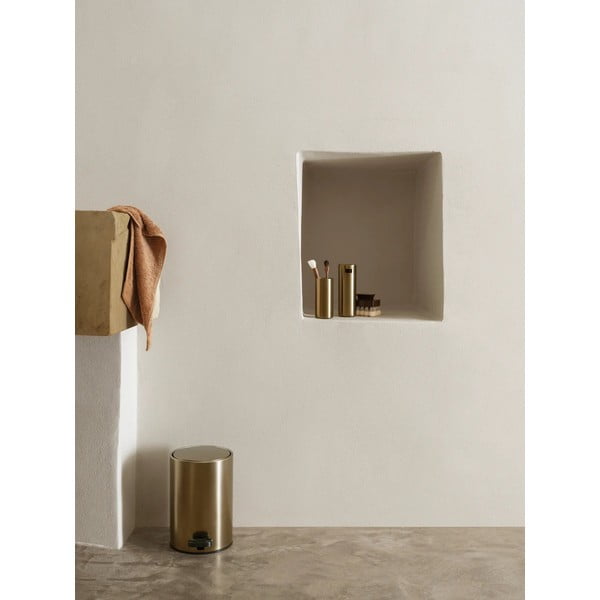 Matēti melna tērauda atkritumu tvertne ar pedāli 3 l Modo – Blomus-image-1