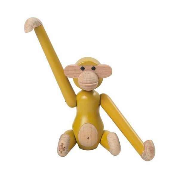 Masīvkoka statuete (augstums 9,5 cm) Monkey Mini – Kay Bojesen Denmark-image-3