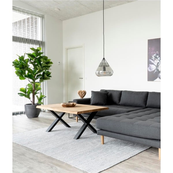 Kafijas galdiņš ar masīvkoka virsmu House Nordic Toulon, 120 x 70 cm-image-1