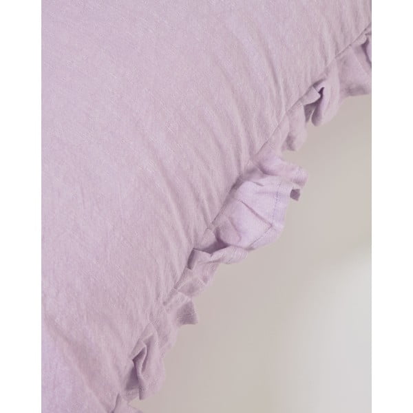 Spilvendrāna no lina maisījuma 45x45 cm Nacha – Kave Home-image-1