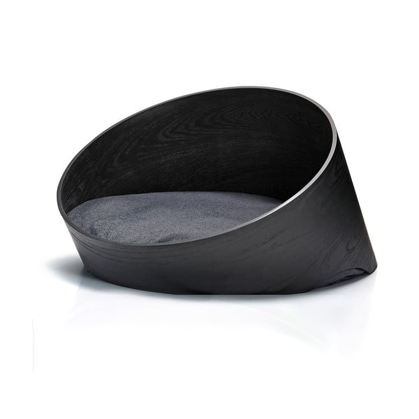 Melna mājdzīvnieku gulta mājdzīvniekiem 75x60 cm Covo Ash Black/Anthracite S – MiaCara
