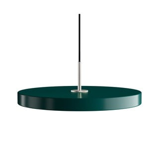 Tumši zaļa LED piekaramā lampa ar metāla abažūru ø 43 cm Asteria Medium – UMAGE