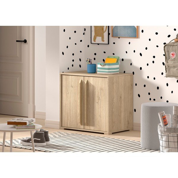 Dabīga toņa bērnu kumode 68x62x43 cm Sam – Vipack-image-1