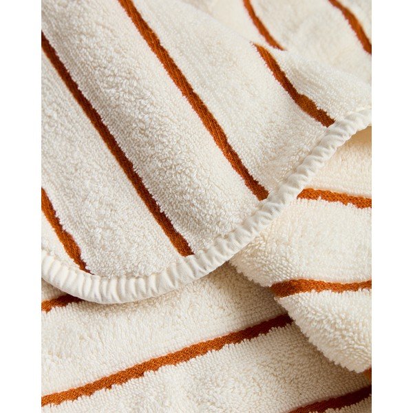Oranžs/bēšs frotē kokvilnas dvielis 30x50 cm Dorane – Kave Home-image-4