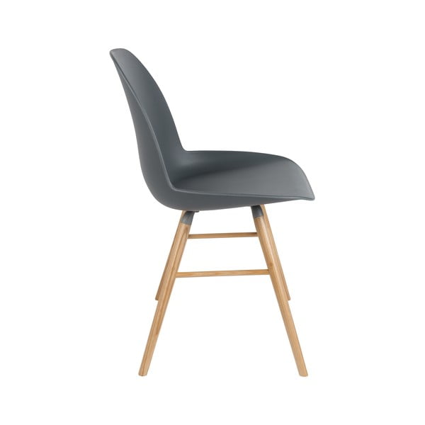 Pelēki ēdamistabas krēsli (2 gab.) Albert – Zuiver-image-3