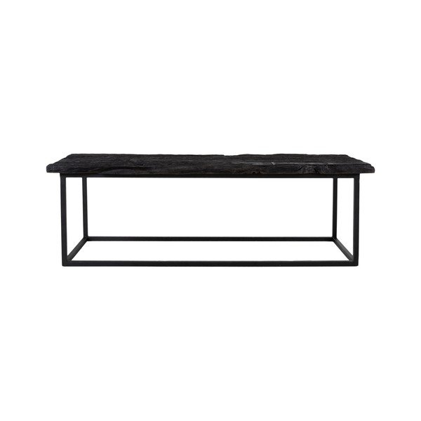 Žurnālgaldiņš ar eksotiskā koka virsmu Canett Hayes Groe, garums 130 cm