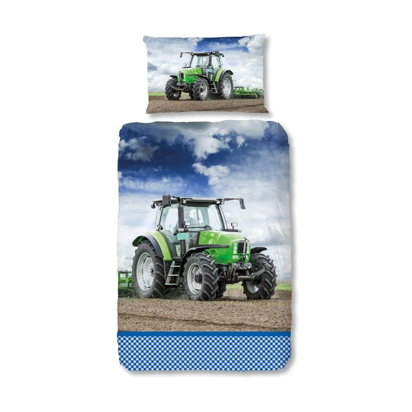 Vienguļamā flaneļa bērnu gultas veļa 140x200 cm Strong – Good Morning