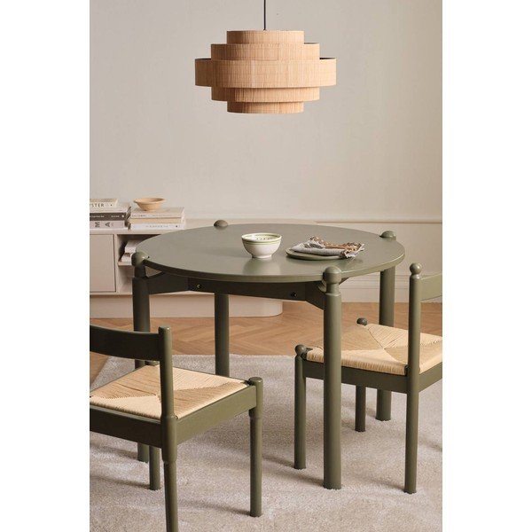 Dižskābarža masīvkoka apaļš ēdamgalds ø 100 cm Kitchsoft – Ellos Home-image-1