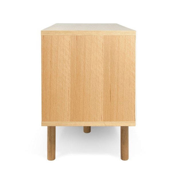 Balta kumode TemaHome Dann Oak-image-1