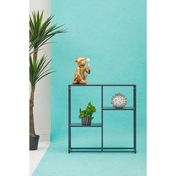 Pelēks tērauda plaukts 80x81x26 cm Acero – Premier Housewares-image-2