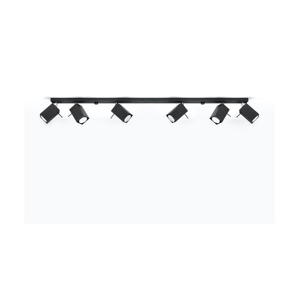 Melna griestu lampa Sollux Toscana 6L-image-2