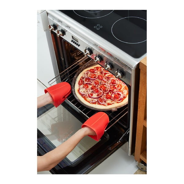 Brūns apaļš silikona picas paliktnis Lékué Pizza, ⌀ 36 cm-image-3