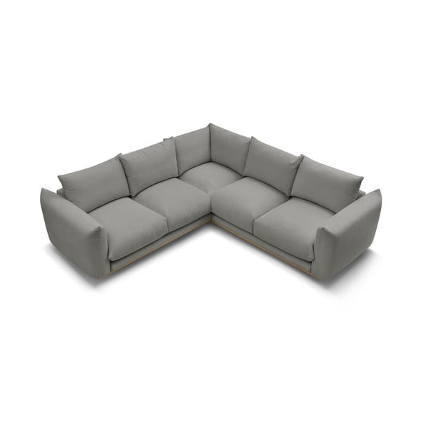 Pelēks stūra dīvāns Ernest – Bobochic Paris-image-4