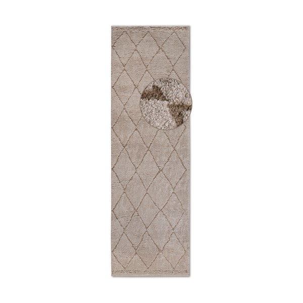 Bēšs celiņa paklājs 80x240 cm Perrotin Beige – Elle Decoration