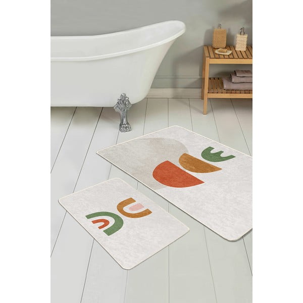 Bēši vannas istabas paklājiņi (2 gab.) 60x100 cm – Mila Home-image-2