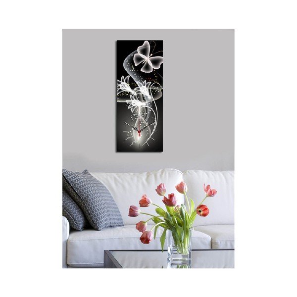 Dekoratīvs sienas pulkstenis Taurenis, 30 x 70 cm-image-2