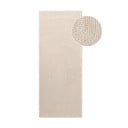 Gaiša dabīga toņa ar rokām darināts vilnas celiņa paklājs 80x300 cm Calmio – Hanse Home