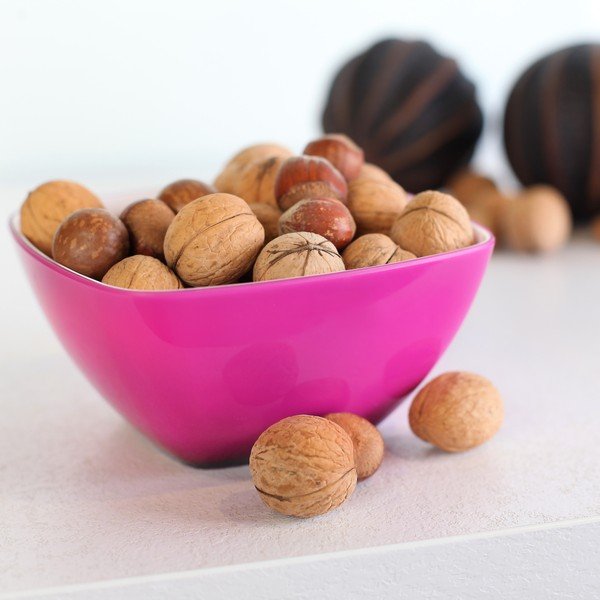 Rozā salātu bļoda Vialli Design, 14 cm-image-1