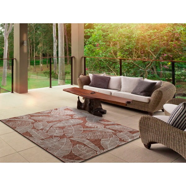 Oranžs āra paklājs Universal Sigrid, 58 x 110 cm-image-1