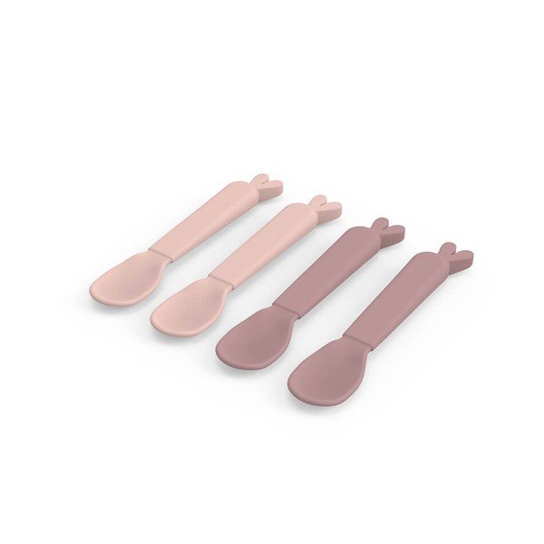 4 rozā karotīšu komplekts bērniem Done by Deer Lalee